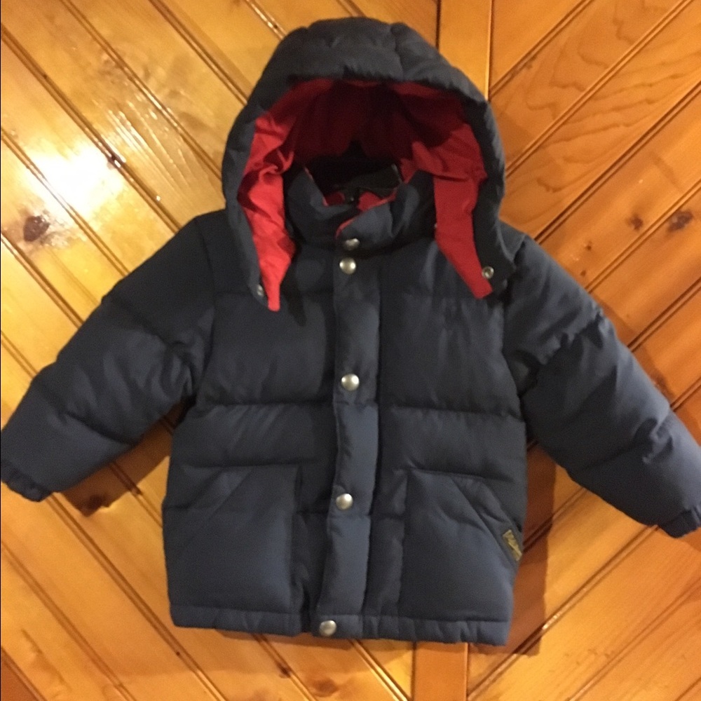 Toddler Ralph Lauren Quilted Down Coat.